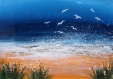 Seagulls On The Beach